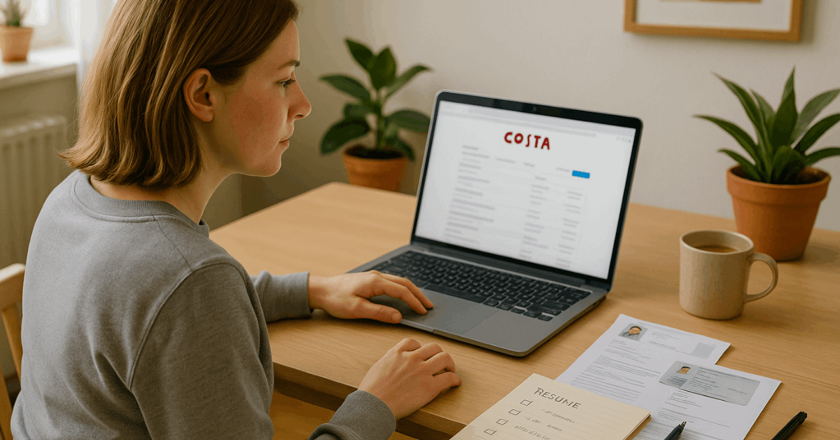 Guía para solicitar empleo en Costa Coffee